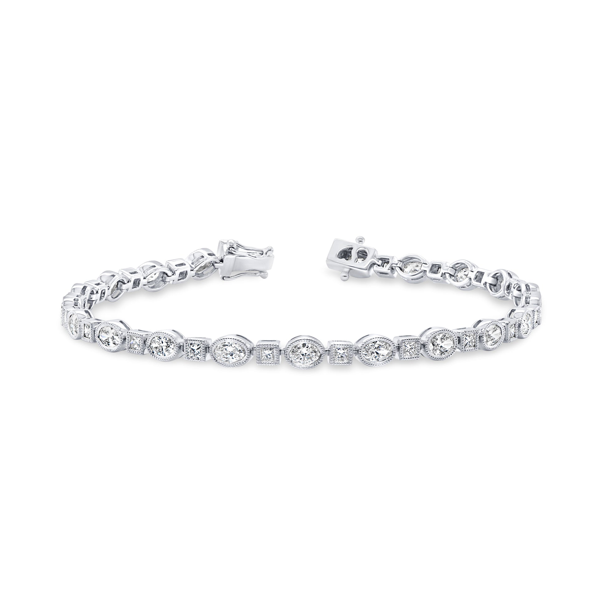 Image for Uneek 1-Row Bracelet 18K White Gold BR2164W