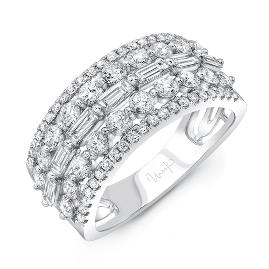 Image for Uneek Multi-Row Ring 14K White Gold LVBW170W