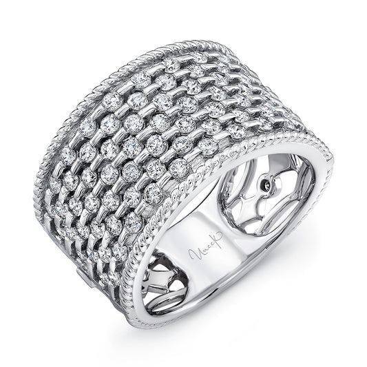 Image for Uneek Multi-Row Ring 14K White Gold LVBW324W