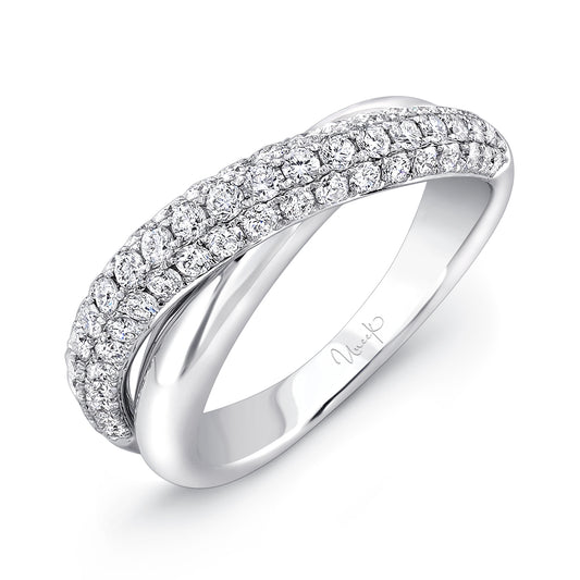 Image for Uneek 3-Row Ring 14K White Gold LVBW327W