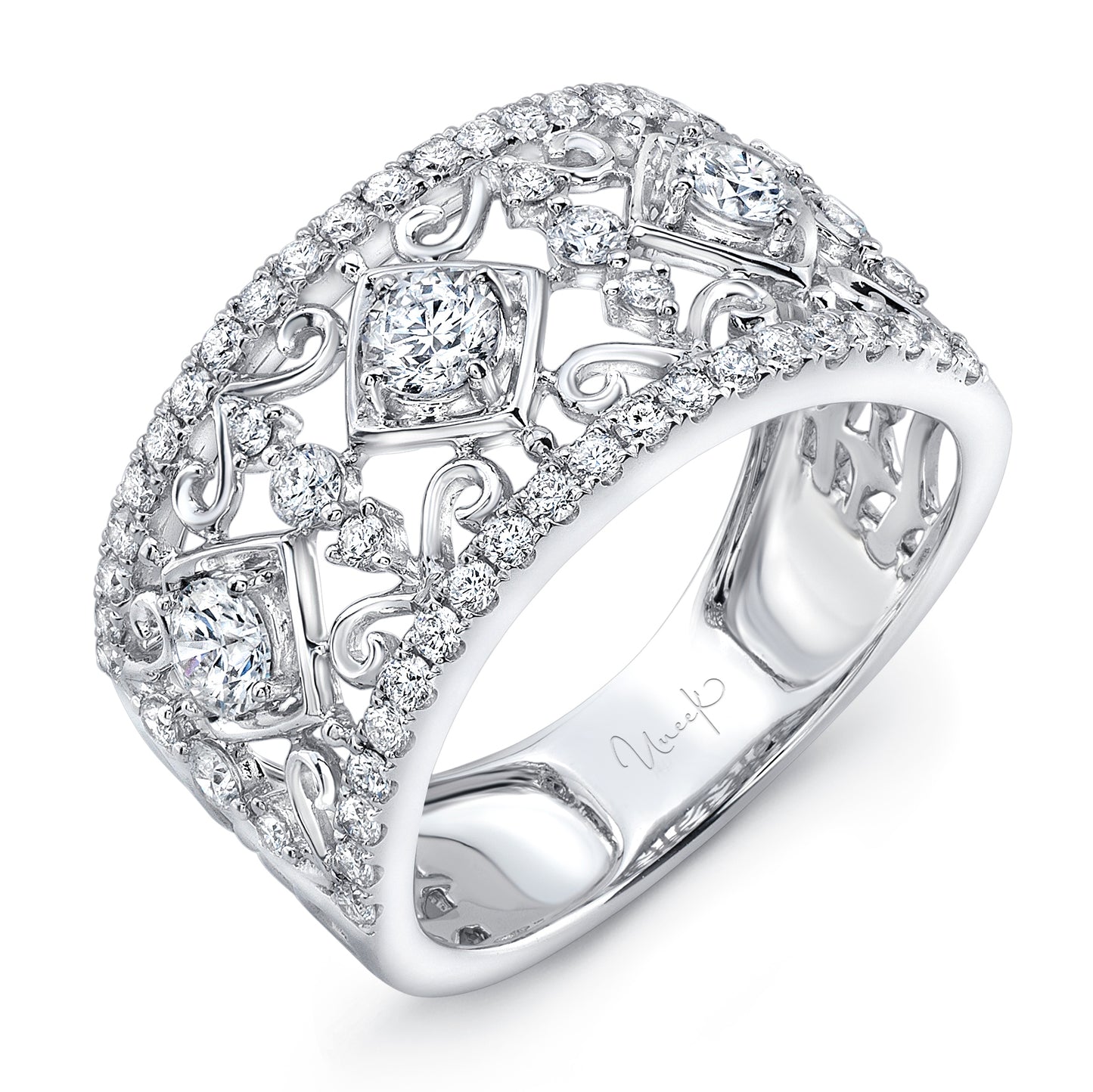 Image for Uneek Ring 14K White Gold LVBW622W