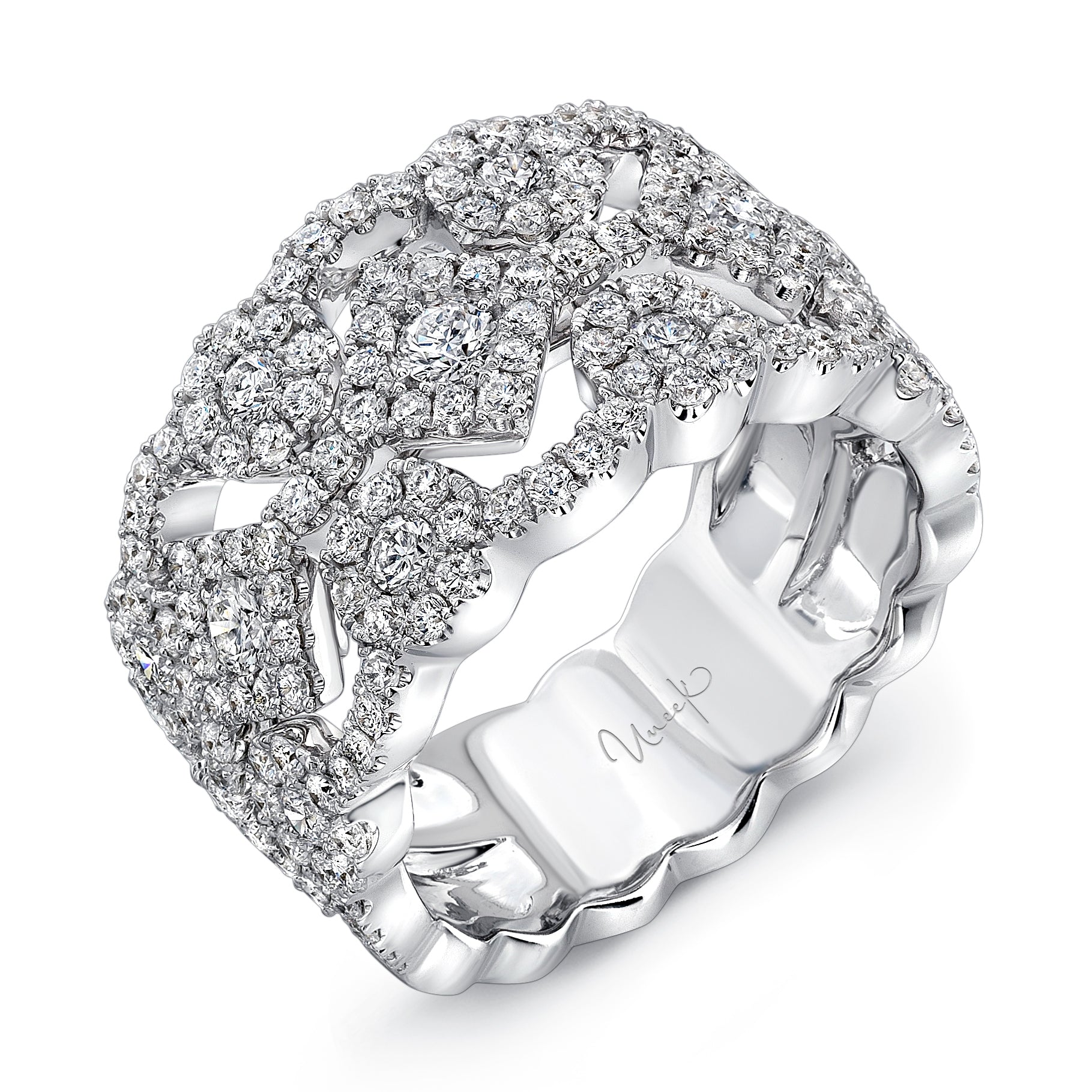 Image for Uneek Ring 18K White Gold LVRM03