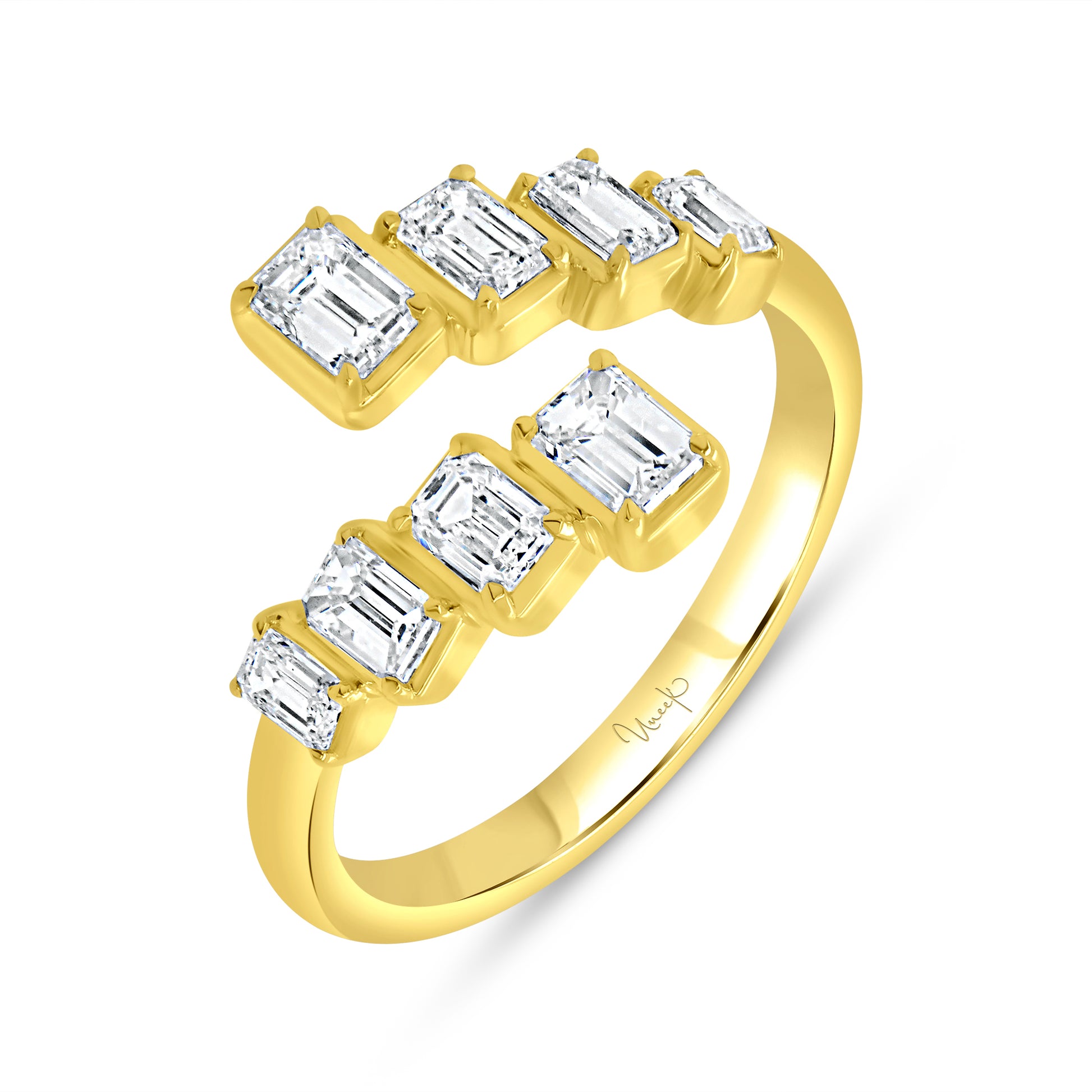 Image for Uneek Bezel Ring 18K Yellow Gold R1012EC