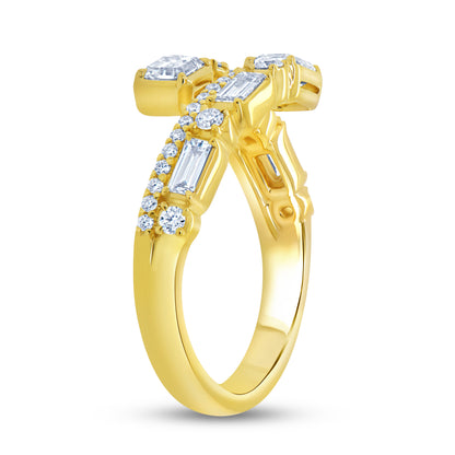 Uneek Bypass Ring 18K Yellow Gold R1015