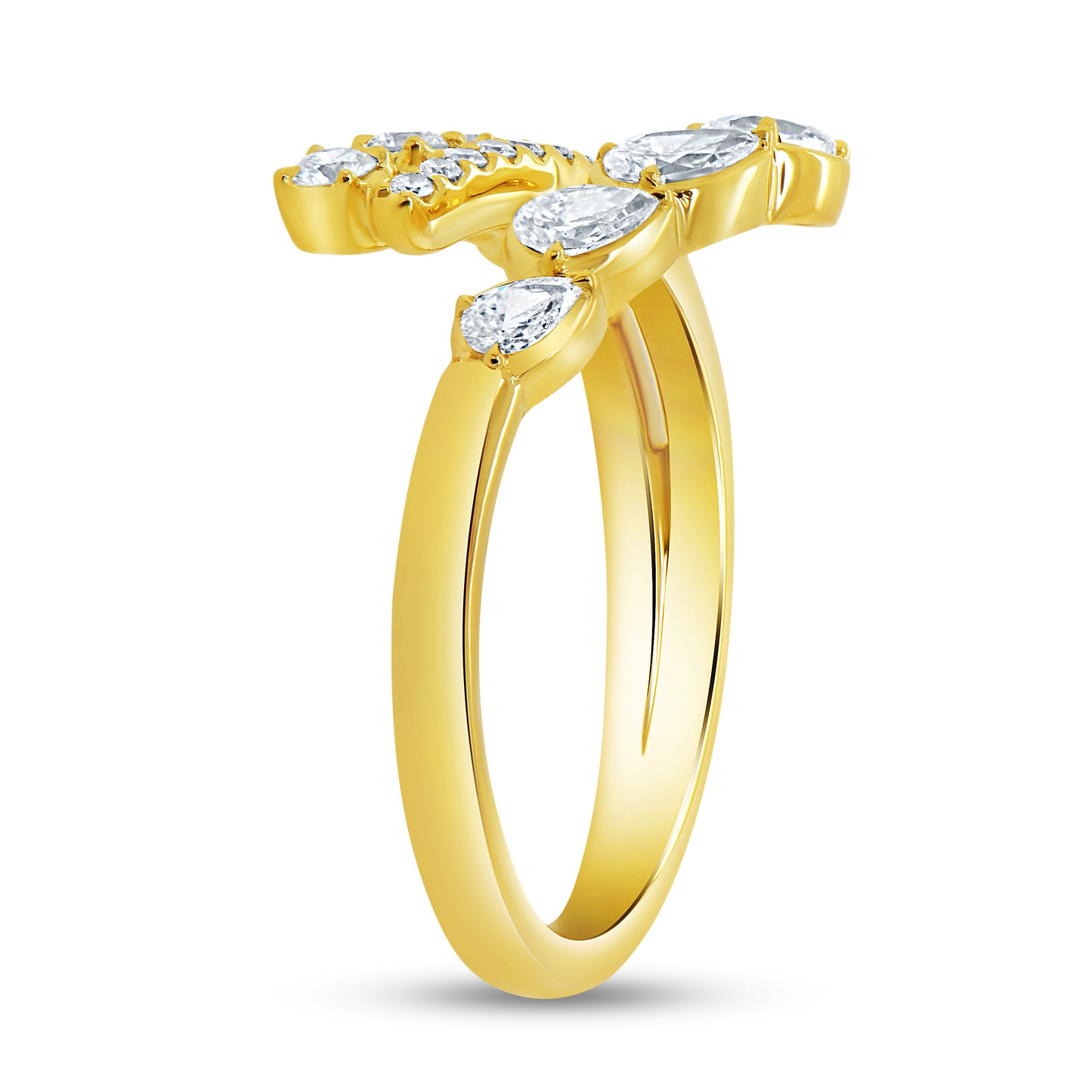 Uneek Bypass Ring 18K Yellow Gold R1017