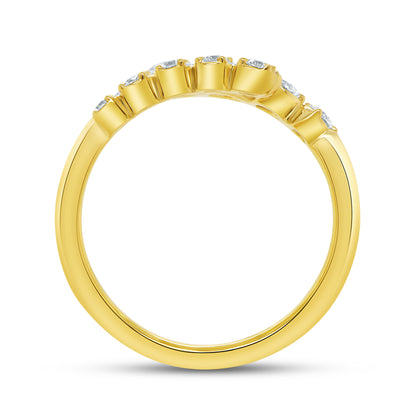 Uneek Bypass Ring 18K Yellow Gold R1017