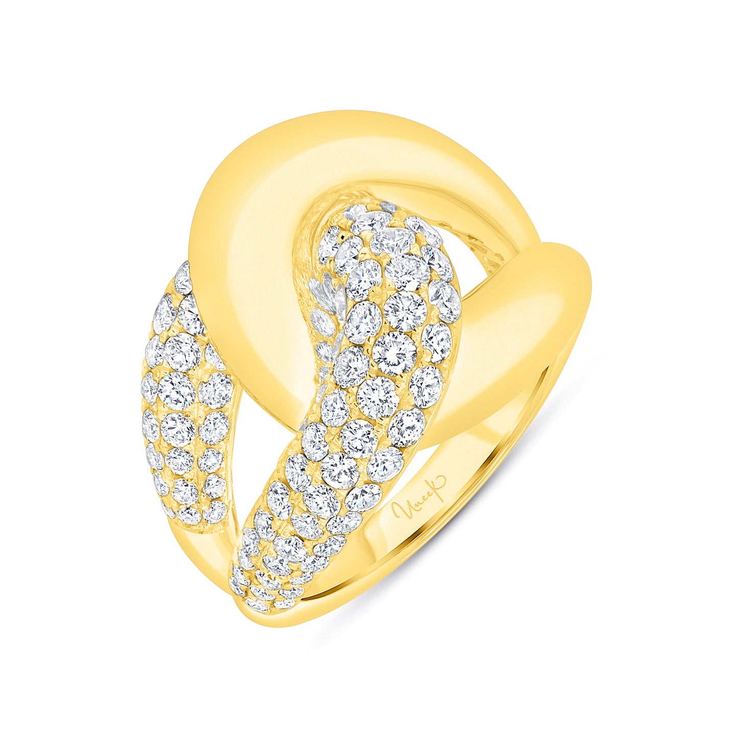 Image for Uneek Twist Ring 18K Yellow Gold R2377MT