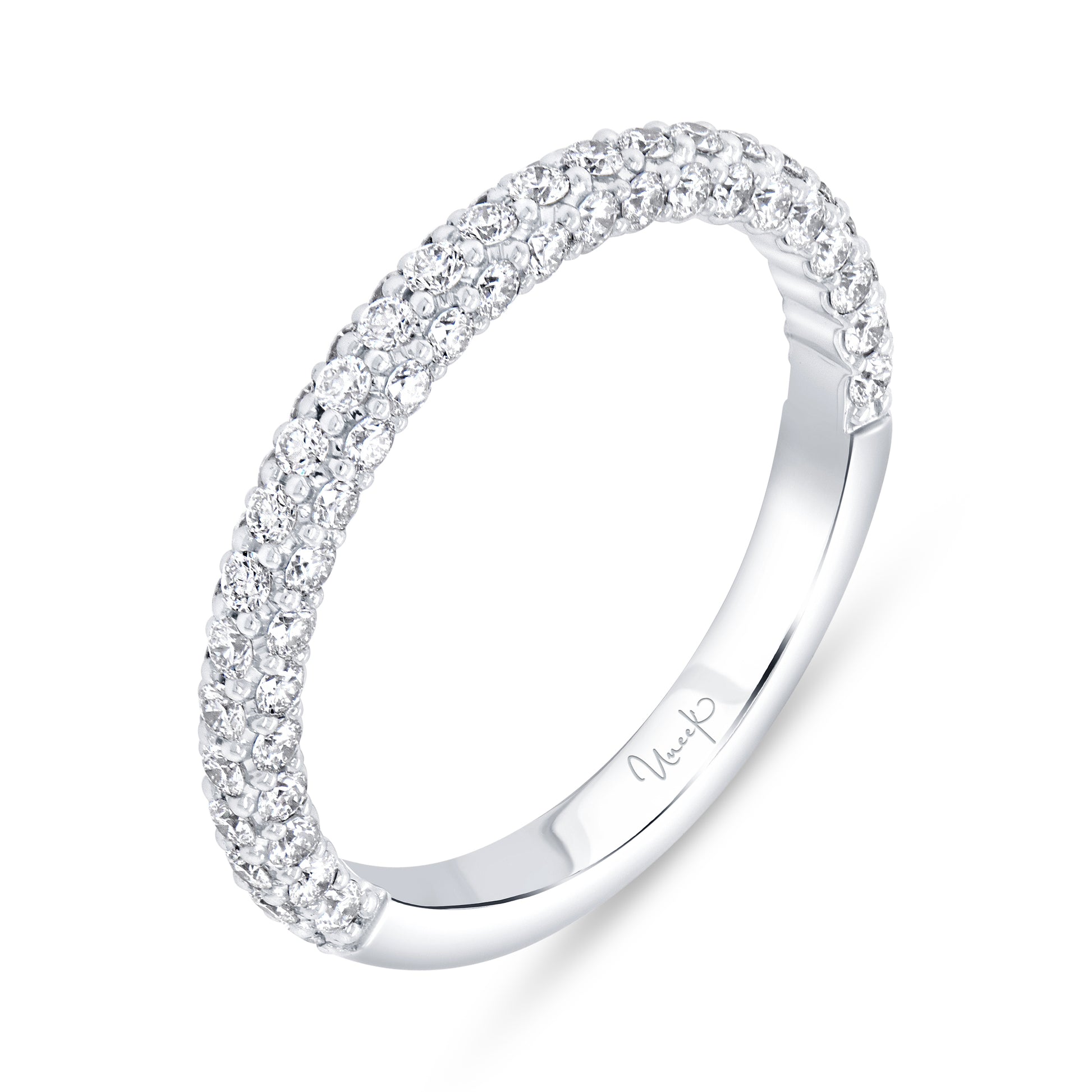 Image for Uneek Straight Ring 18K White Gold RB1007