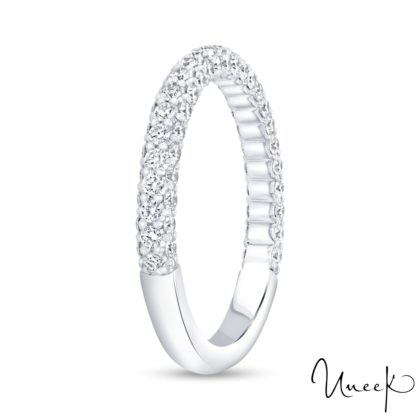 Uneek Straight Ring 18K White Gold RB1007