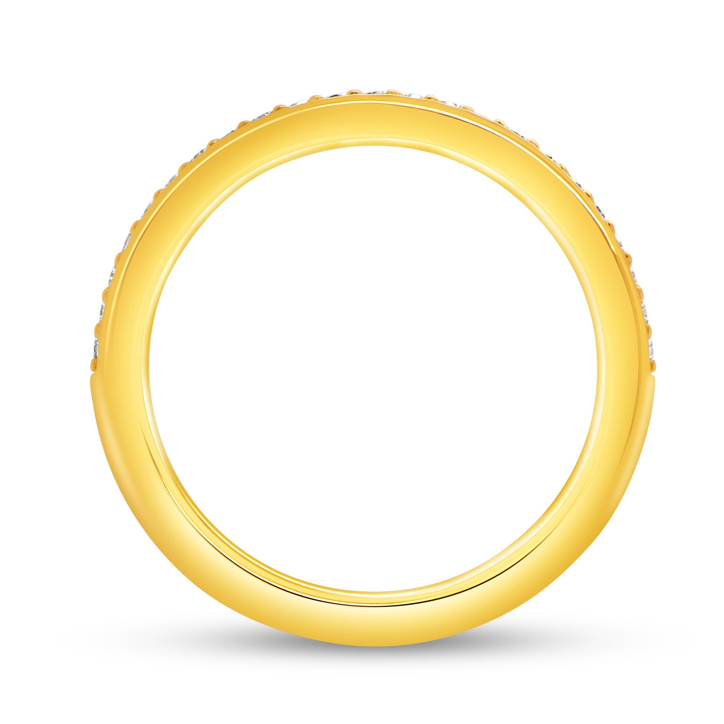 Uneek Straight Ring 18K Yellow Gold RB102