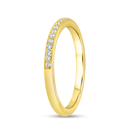 Uneek Straight Ring 18K Yellow Gold RB103