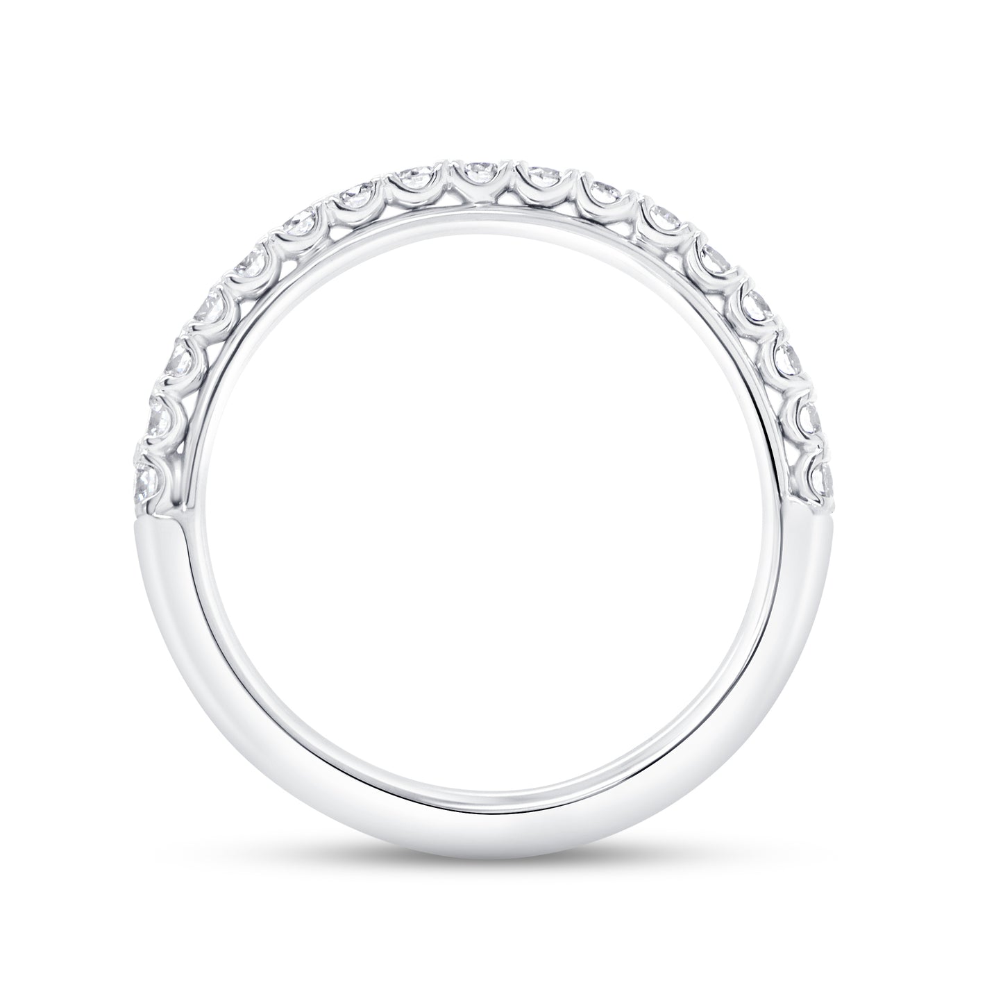 Uneek Halo Ring 18K White Gold RB104