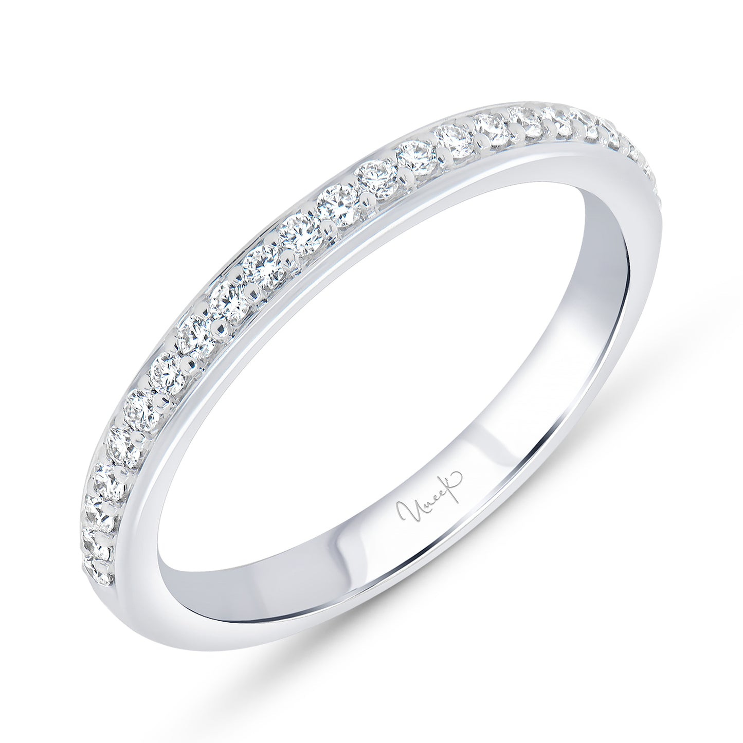 Image for Uneek Straight Ring 18K White Gold RB105