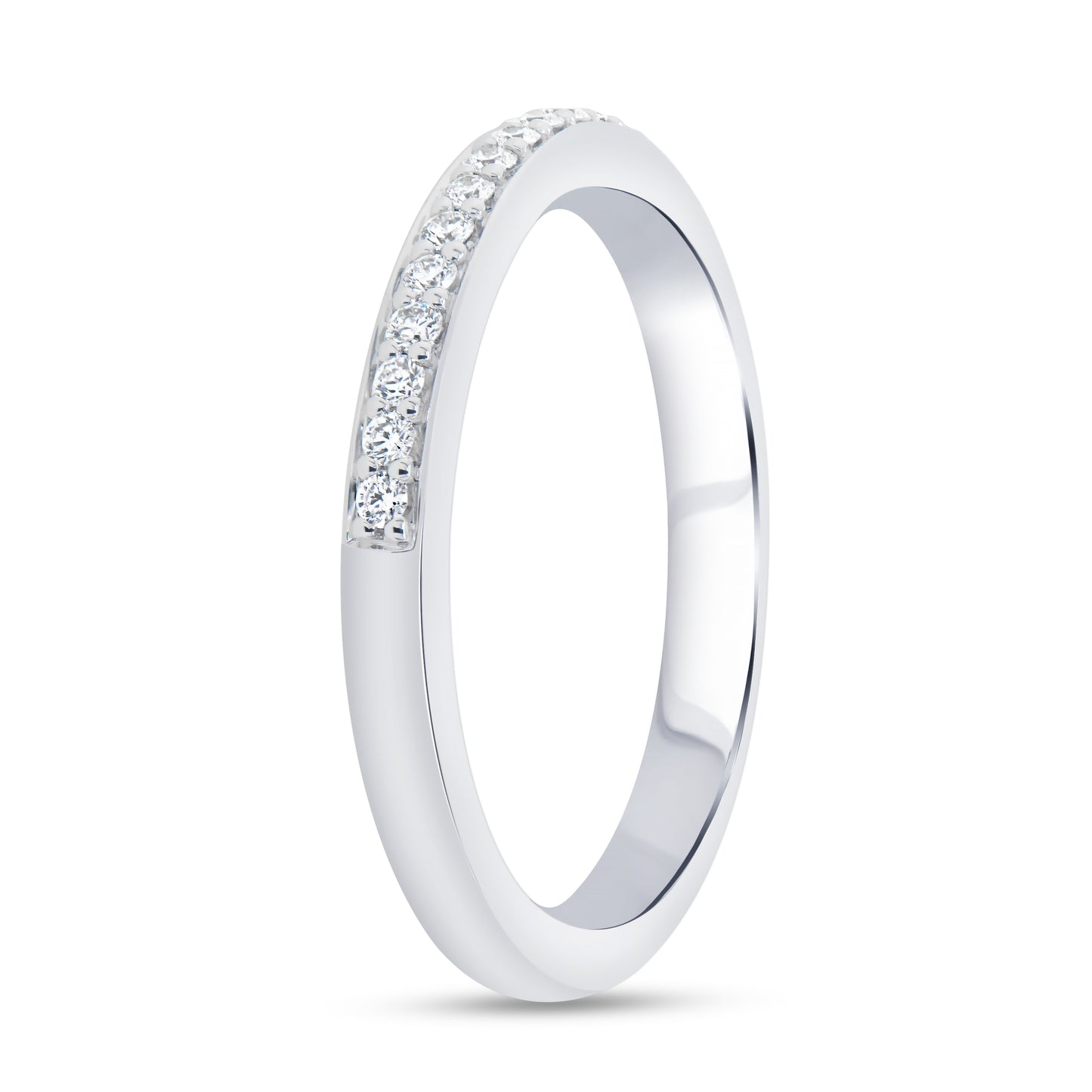 Uneek Straight Ring 18K White Gold RB105