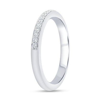 Uneek Straight Ring 18K White Gold RB105