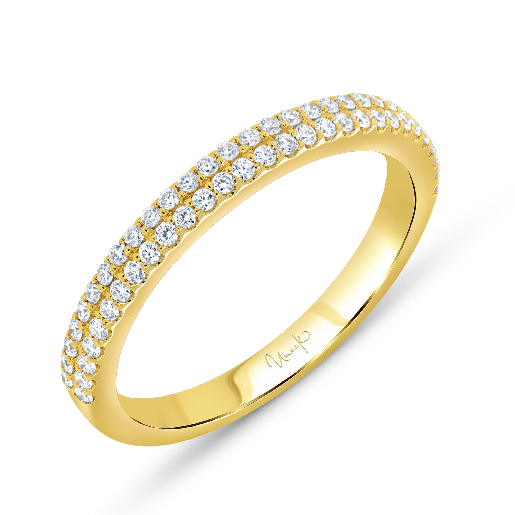 Image for Uneek Straight Ring 18K Yellow Gold RB106