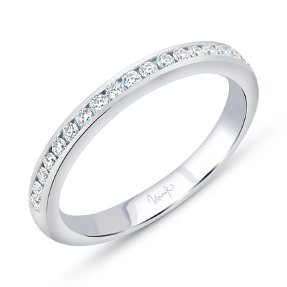 Image for Uneek Straight Ring 18K White Gold RB107