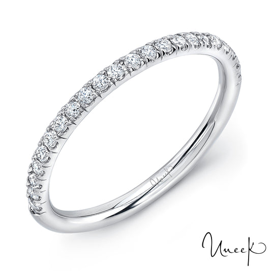 Uneek 1-Row Ring 14K White Gold SWS232-BAND