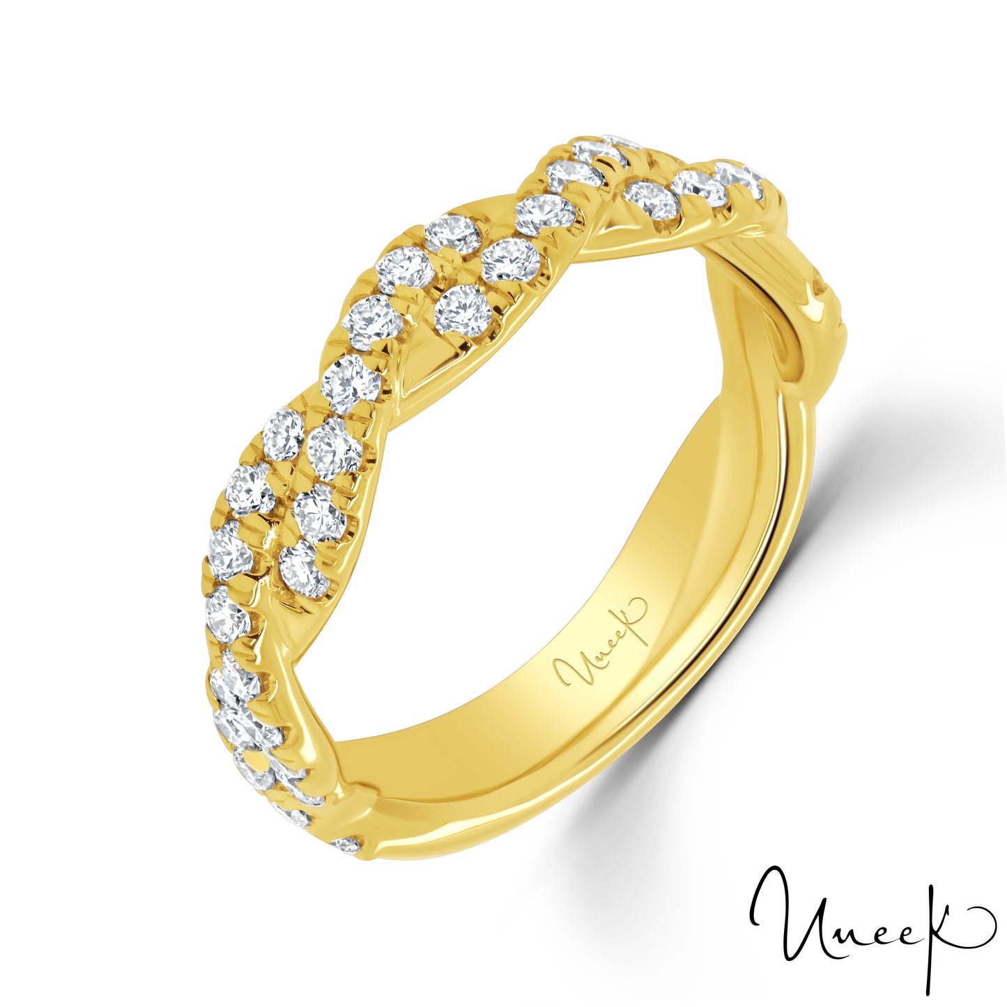 Uneek Twist Ring 18K Yellow Gold SWUS871BY