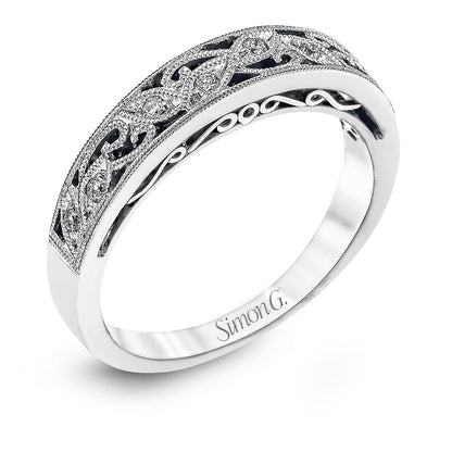 Anniversary Ring In 18k Gold With Diamonds - Simon G. Jewelry