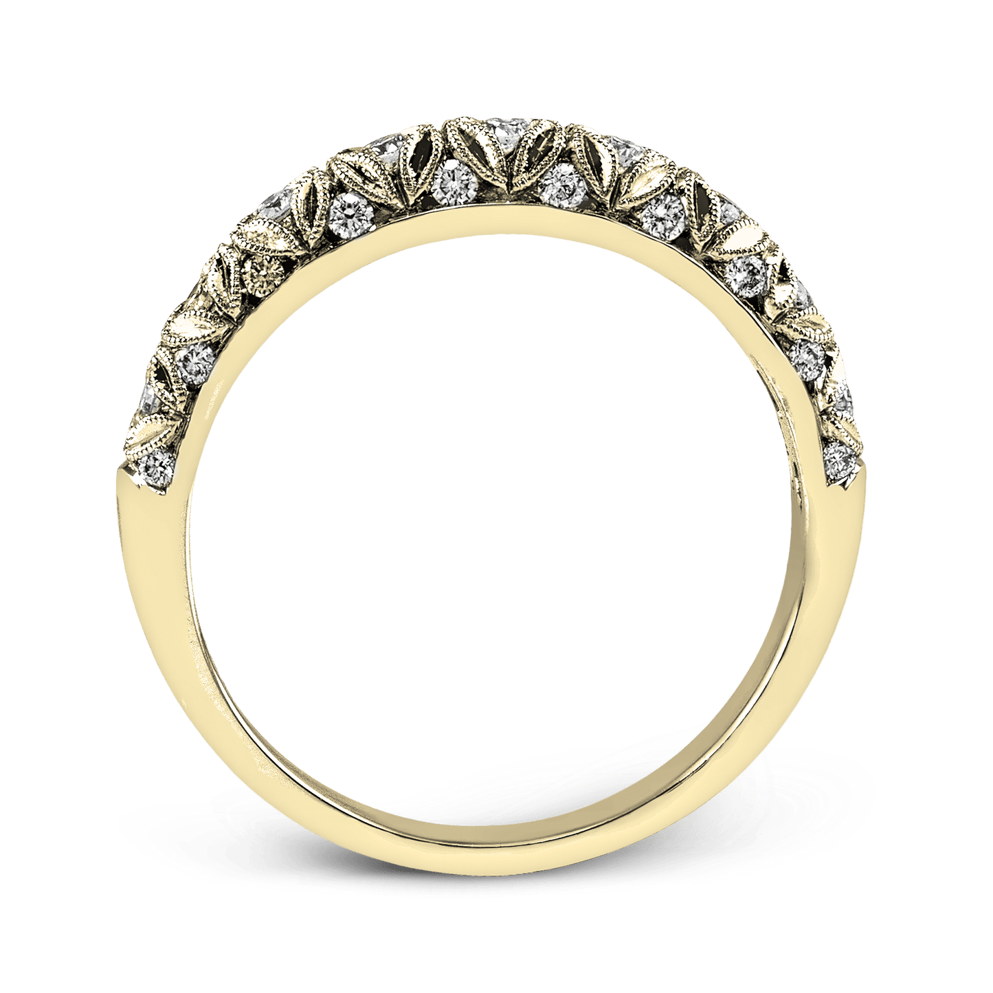 Anniversary Ring In 18k Gold With Diamonds