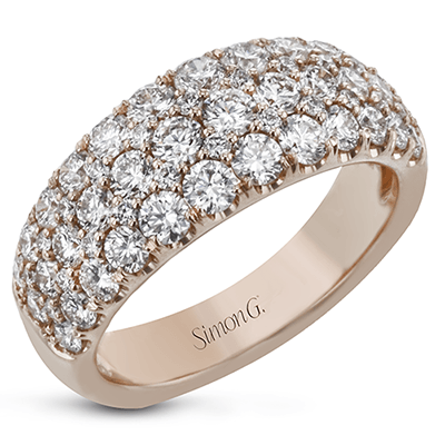 Anniversary Ring In 18k Gold With Diamonds - Simon G. Jewelry