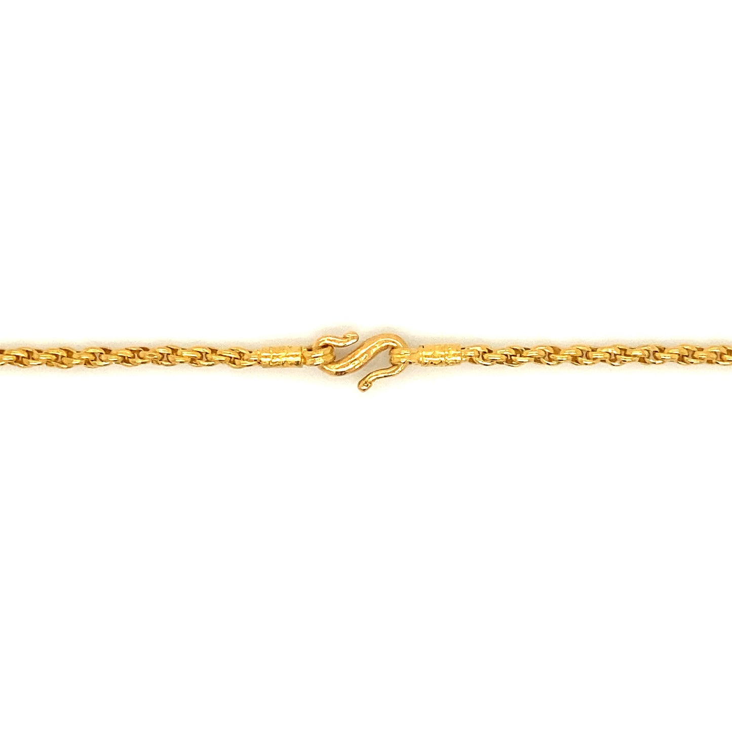 Rolo Chain in 22K Yellow Gold