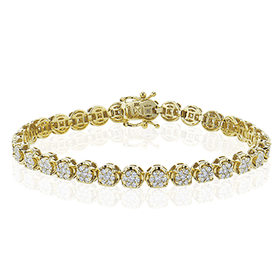 Bracelet in 18k Gold with Diamonds - Simon G. Jewelry