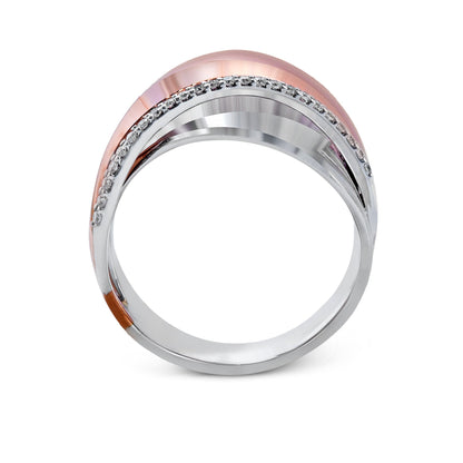 Clio Fashion Ring In 18k Gold With Diamonds