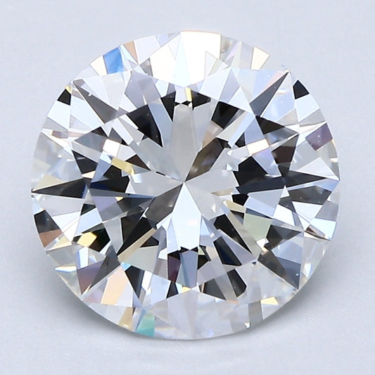 2.87 Carat Round Natural Diamond