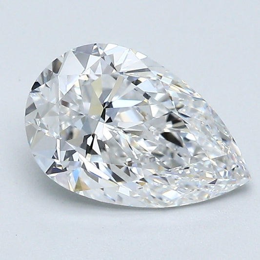 1.71 Carat Pear Natural Diamond