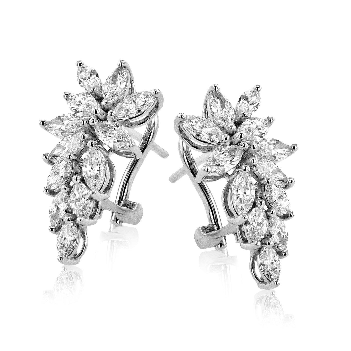 Earrings in 18k Gold with Diamonds - Simon G. Jewelry