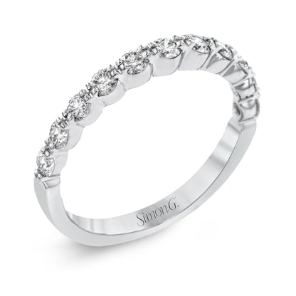 Eternity Wedding Band in 18k Gold with Diamonds - Simon G. Jewelry