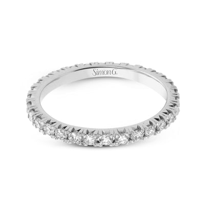 Eternity Wedding Band in 18k Gold with Diamonds