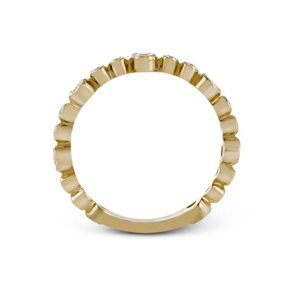 Fashion Ring In 18k Gold With Diamonds