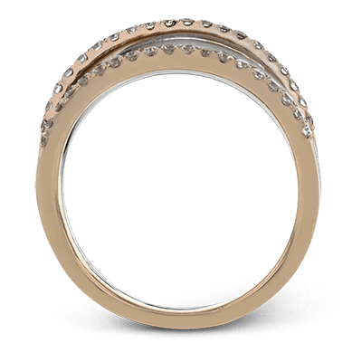 Fashion Ring in 18k Gold with Diamonds