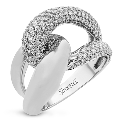 Fashion Ring In 18k Gold With Diamonds - Simon G. Jewelry