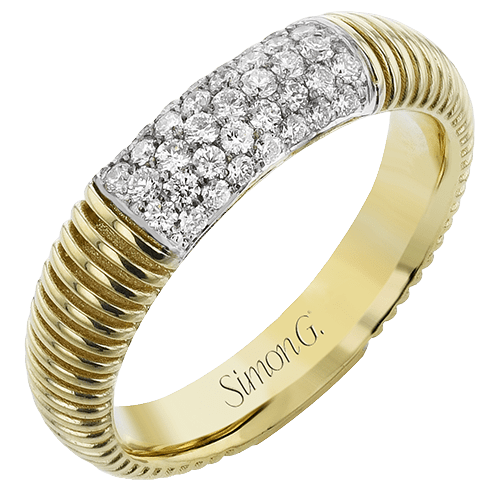 Fashion Ring In 18k Gold With Diamonds - Simon G. Jewelry