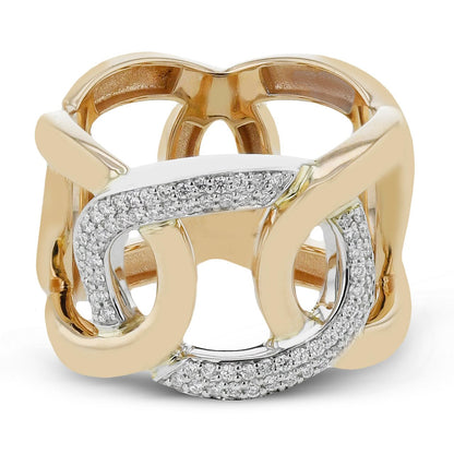 Fashion Ring In 18k Gold With Diamonds - Simon G. Jewelry