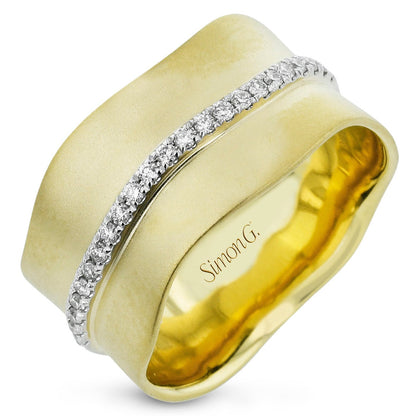 Fashion Ring In 18k Gold With Diamonds - Simon G. Jewelry