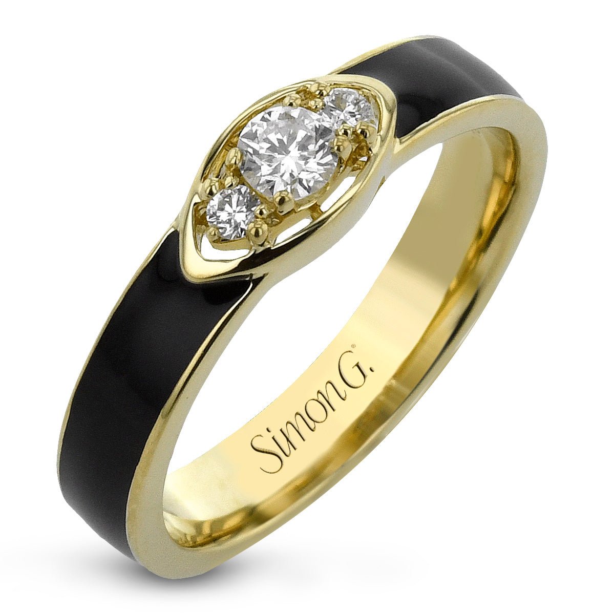 Fashion Ring In 18k Gold With Diamonds - Simon G. Jewelry