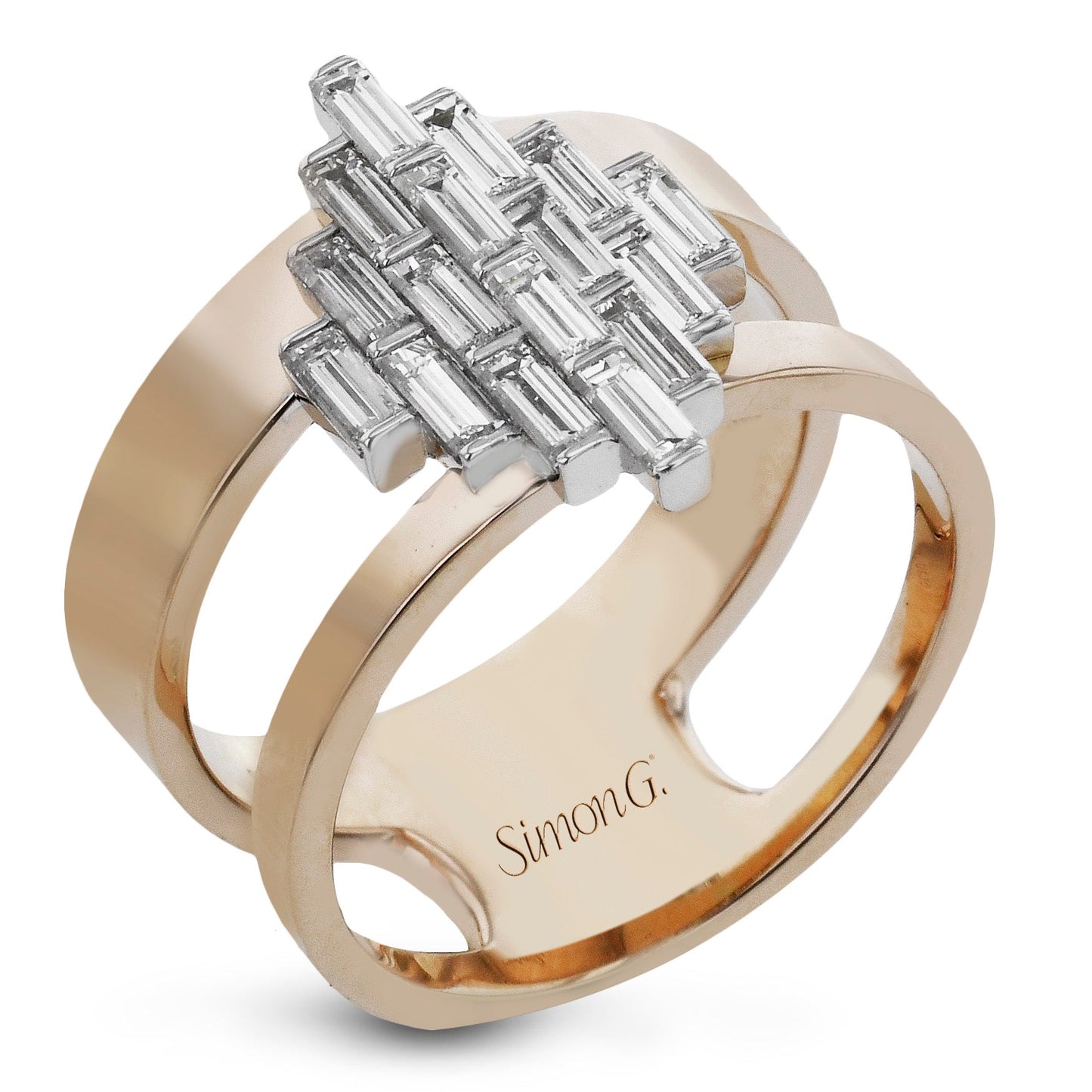 Fashion Ring In 18k Gold With Diamonds - Simon G. Jewelry