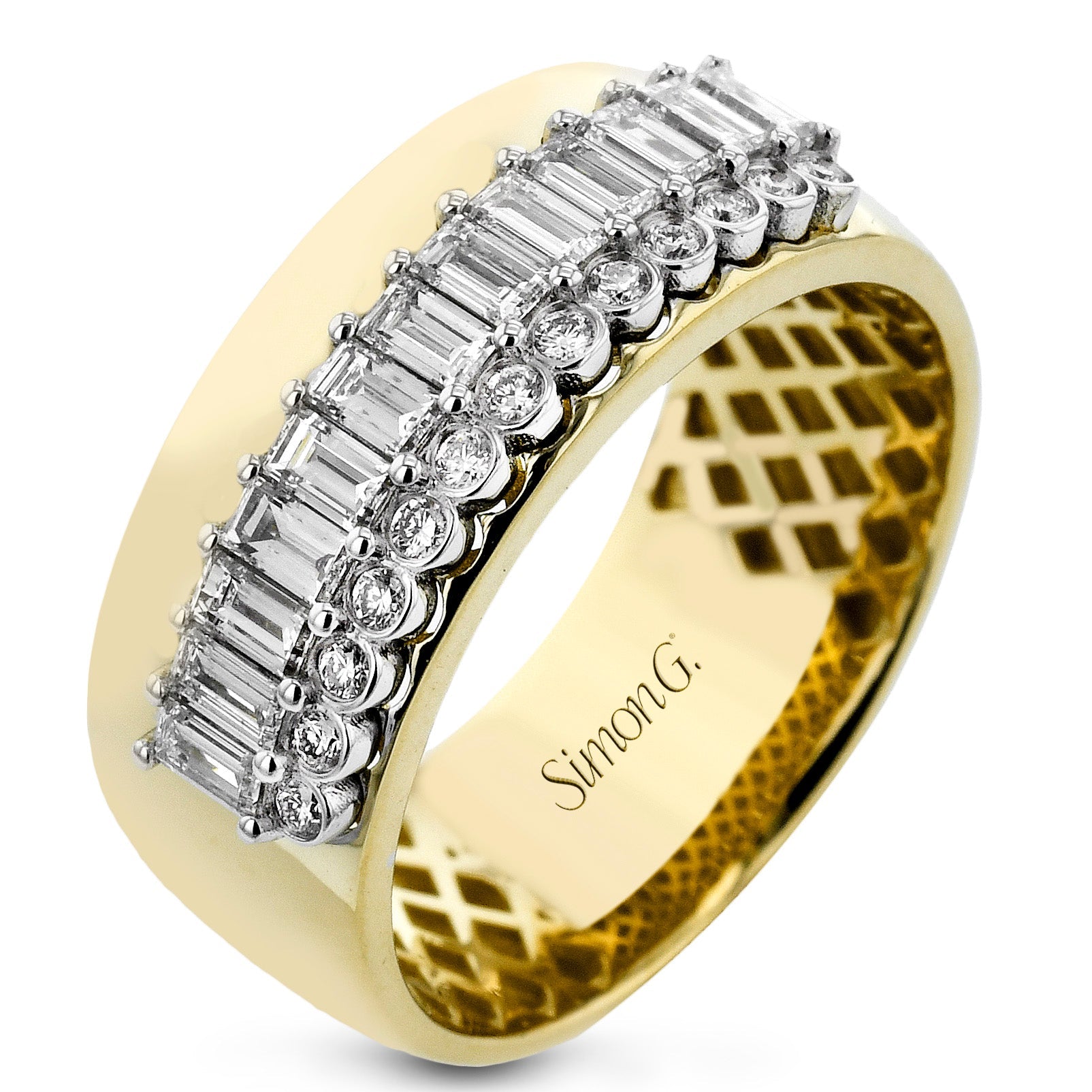 Fashion Ring In 18k Gold With Diamonds - Simon G. Jewelry