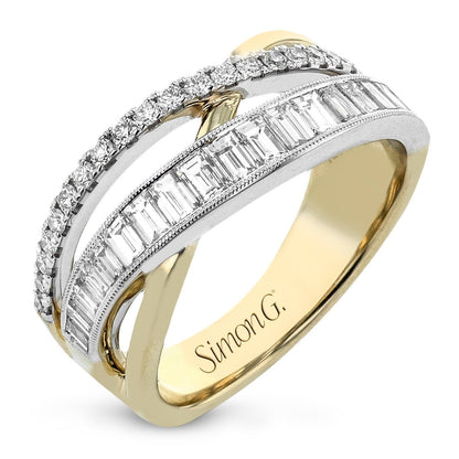 Fashion Ring in 18k Gold with Diamonds - Simon G. Jewelry