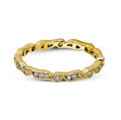 Fashion Ring In 18k Gold With Diamonds