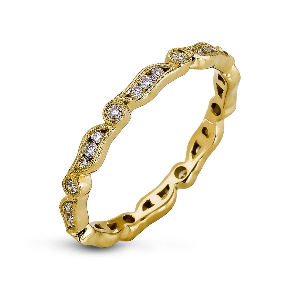 Fashion Ring In 18k Gold With Diamonds - Simon G. Jewelry