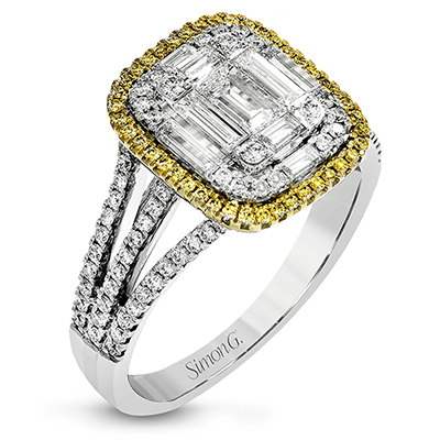 Fashion Ring In 18k Gold With Diamonds - Simon G. Jewelry