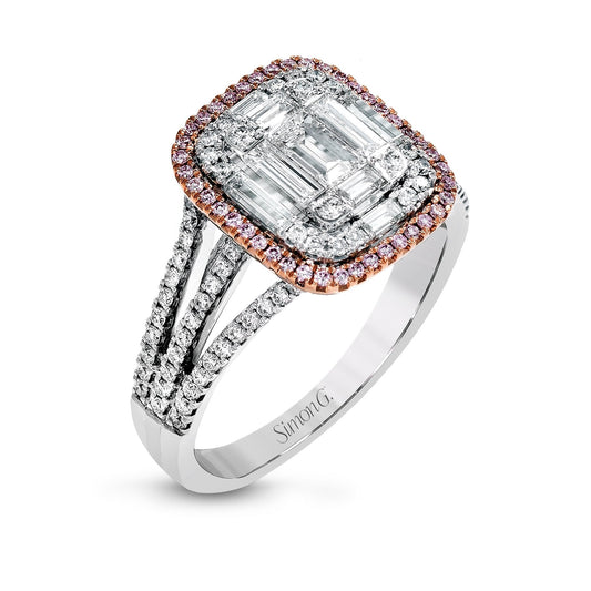 Fashion Ring In 18k Gold With Diamonds - Simon G. Jewelry