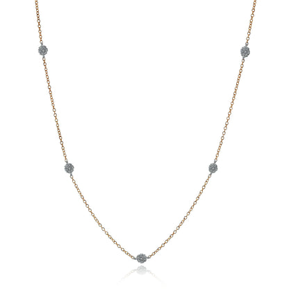 Harmonie Necklace in 18k Gold with Diamonds - Simon G. Jewelry