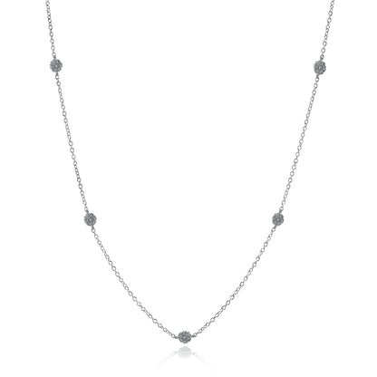 Harmonie Necklace in 18k Gold with Diamonds - Simon G. Jewelry